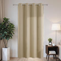 Joydeco Blackout Patio Sliding Door Curtains 72 Inches Long, Grommet Privacy by JOYDECO