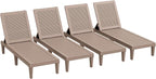 Greesum Outdoor Chaise Lounge Chairs Set of 4 by BuynowfromGreesum