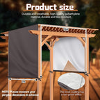 Universal Pergola Replacement Canopy Outdoor Canopy Shade Cover Waterproof - Image 2