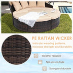 SUNCROWN Outdoor Patio Round Daybed - Image 6
