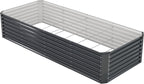 8x2x2FT Galvanized Raised Garden Bed, Galvanized Planter Boxes Outdoor - Image 8
