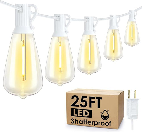 25FT Outdoor String Lights, Patio Lights by Larkvue