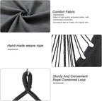 Hammock Chair, Hanging Rope Swing Seat - Image 5
