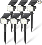 Solar Spot Lights Outdoor Waterproof Adjustable Solar Powered Landscape Lights by NACINIC