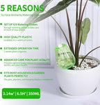 8 Pcs Plant Watering Globes Self Watering Planter Insert Plants Top Fill Water - Image 2