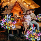 Solar Garden Lights Outdoor Waterproof Decorative Solar Lights Outdoor 8 Pack - Image 9
