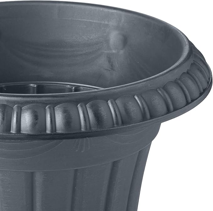 Arcadia Garden Products PL20GY Classic Traditional Plastic Urn Planter - Image 3