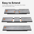 RoyalCraft Patio Expandable Table Dining Set - Image 5