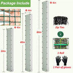 60"/40"/24" Metal Moss Pole, D Shape Sphagnum Moss Pole, Moss Poles - Image 5