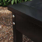 Outsunny Outdoor Bench, Backless Garden Loveseat - Image 9
