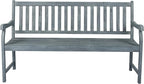 JONATHAN Y BNH101B Laurel 59.1" 3-Seat Slat-Back 600-Lbs Support Acacia Wood - Image 7