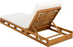 Christopher Knight Home Jossie Acacia Wood Chaise Lounge Chair Outdoor Set of 2 - Image 6
