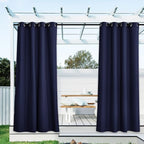 NICETOWN Outdoor Curtains for Patio Waterproof Extra Long W55 x L108 Inch by NICETOWN
