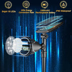 ROSHWEY Solar Spot Lights Outdoor Spotlight 18 LED Waterproof Landscape - Image 5