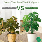10 Pack Stackable Plant Support Stakes, 75inch Climbing Plant Sticks Structures - Image 4