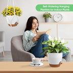 Hanging Planters for Indoor Outdoor Plants, 2 Pack Self Watering Hanging Pots - Image 5