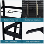 Tangkula 37" Metal Patio Dining Table - Image 9
