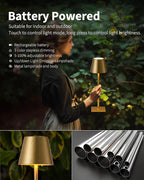 KDG 2 Pack Cordless Table Lamp, Portable LED Desk Lamps, 5000mAh Battery - Image 4