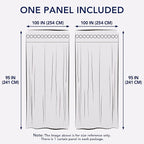 PureFit Outdoor Curtains for Patio Waterproof Weatherproof, UV Resistant - Image 6