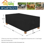 Easy-Going Patio Furniture Cover Waterproof Outdoor Rectangular Coffee Table - Image 2