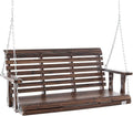 VEVOR Outdoor Wooden Porch Swing, 880lbs 4.5FT Heavy Duty Haning Porch Swings by VEVOR
