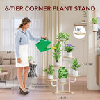 Corner Plant Stand with Grow Light - Image 6