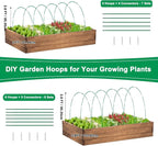 Greenhouse Hoops Grow Tunnel, 6 Sets of 8FT Long Garden Hoops - Image 7