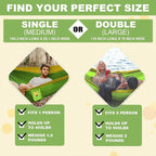 SZHLUX Camping Hammock Double & Single Portable Hammocks - Image 2