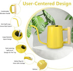 Watering Can Indoor Plants, 35oz Small Stainless Steel Metal Watering Can - Image 7