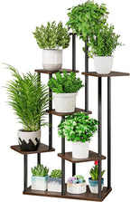 AZERPIAN Plant Stand 7 Tier Indoor Metal Flower Shelf by AZERPIAN