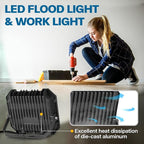 4 Pack LED Flood Lights Outdoor, 100W 10000LM Super Bright Floodlight Outside - Image 6