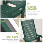 GREENVINES Outdoor Rocking Chair Set | 3-Piece | 2 Rocking Chairs - Image 7