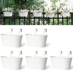 Dahey 10.5 Inch Metal Iron Hanging Flower Pots by Dahey