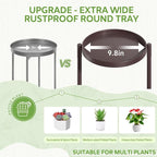 iDavosic.ly 6 Tier Large Plant Stand Indoor, 10 Inch Wide Tall Corner Metal - Image 3
