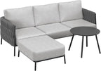 East Oak Patio Furniture Set, Outdoor Furniture Sectional Sofa Set by EASTOAK