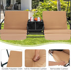 Tangkula 2 Person Porch Swing, Outdoor Swing - Image 6