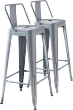 AC Pacific 30” Metal Barstool Set of 2 – Country Rustic Style by ACPacific
