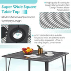 AECOJOY39.4 Outdoor Patio Dining Table and Chairs Set - Image 6