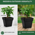6-Pack 7'' Square Planters - Image 7