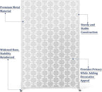 Outdoor Privacy Screen, Freestanding Privacy Fence Panels - Image 3