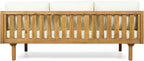 Christopher Knight Home Rosie Acacia Wood Outdoor Daybed Sofa - Image 9