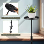 2 Pcs Window Sill Plant Shelf 5.7''D x 12.4''H Adjustable Window Shelf - Image 3