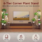 Corner Plant Stand with Grow Light - Image 4