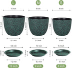 Plant Pots 10/9/8 inch, Flower Pots - Image 3