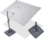 PURPLE LEAF 10' X 13' Rectangle Cantilever Umbrella - Image 2