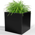 Metal Large Planter Box 26" L x 26" W x 26", Heavy Duty Tall Rectangle Outdoor - Image 7