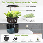 Indoor Garden Growing Systems Self-Watering Plant Pot Smart Gardening System - Image 6
