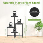 iDavosic.ly 4 Tier Folding Plant Stand Indoor Outdoor - Image 5