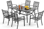 PHI VILLA 7 Piece Outdoor Dining Set by PHIVILLAThepioneerofcomfortablehouseholdsupplies