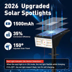 Solar Spot Lights Outdoor, 10 Pack/56 LED Outdoor Lights - Image 3